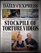 A Scottish Daily Express article reporting on the updated information on the incident.
