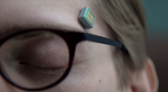 The non-invasive chip on the temple of Gordy in Crocodile.