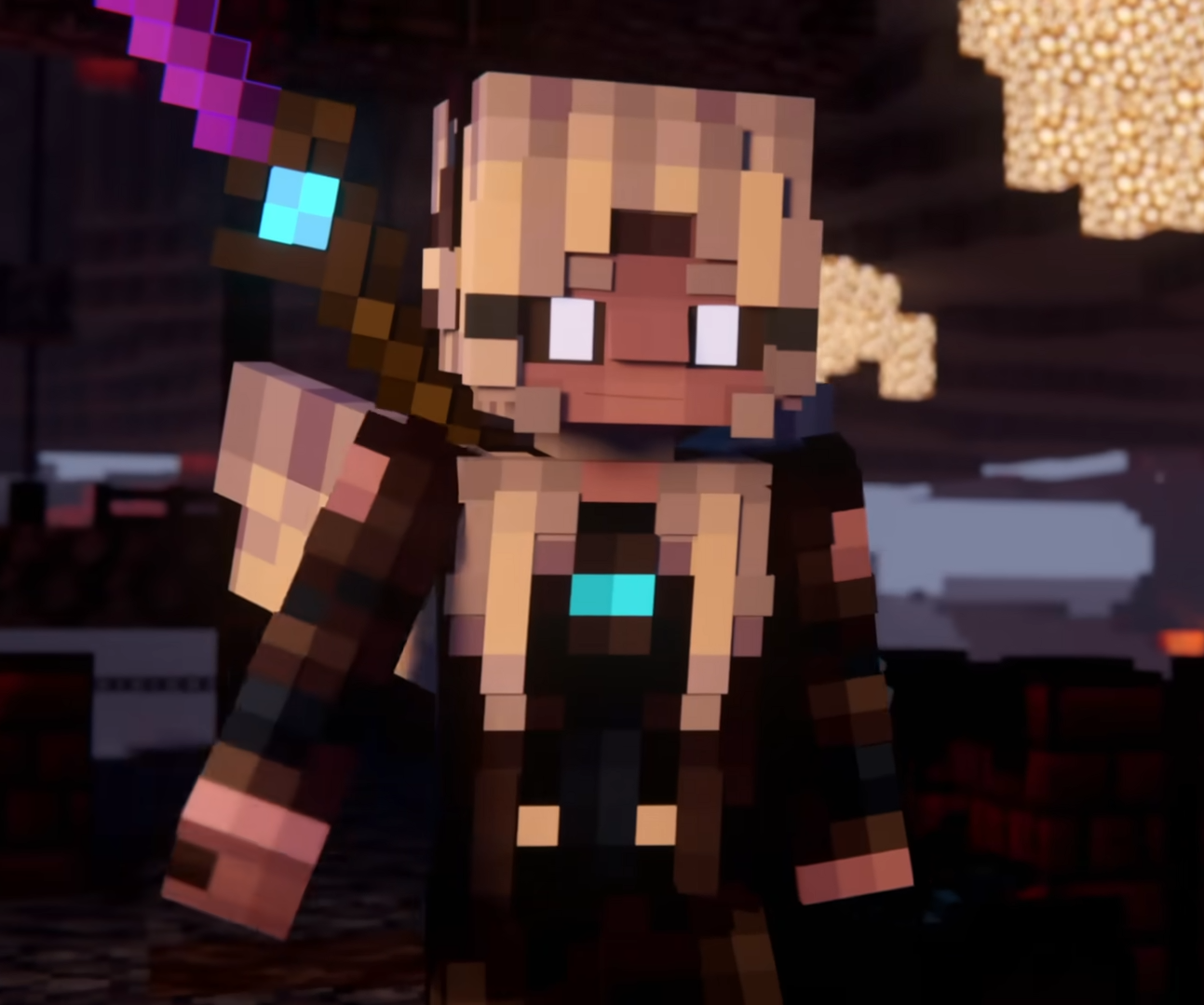 Herobrine (black plasma studios) Minecraft Skin