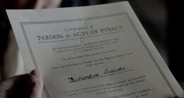 Featherstone's pardon.