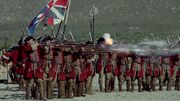 British Regulars in combat