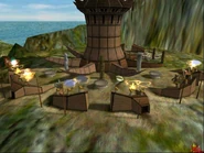 An Aztec worship site at a slightly evil temple.