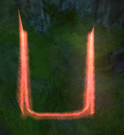 Lightning bolt miracle gesture.
