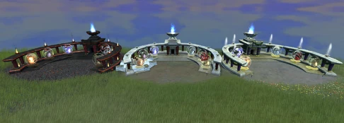 The Altar in different alignments