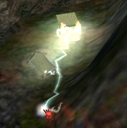 Lightning being used to attack.