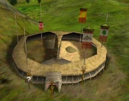 A Native American village store