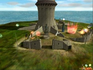 A Japanese worship site at a neutral temple.