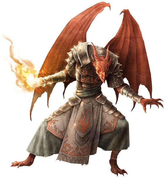 dungeons and dragons half dragon