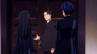 Kisara and Rentaro arrive to the meeting