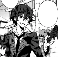 Rentaro explains the properties of his bullets