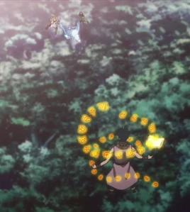 Noelle, Finral and Mimosa fight Gadjah