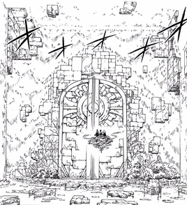 Gate to the center of the dungeon