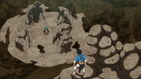 Sol summoning an multiple earth golem.png
