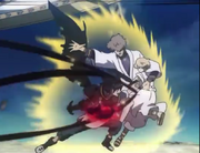 Asta pressed Drowa and Eclat with Demon-Slayer Sword