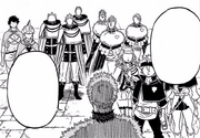 Julius addresses his Knights