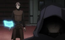 Тёмный Последователь застает Нахта в комнате Данте.