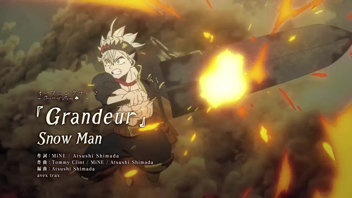 Black Clover Anime's Opening Theme by Snow Man Special Music Video