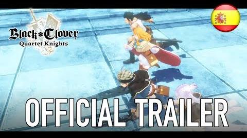 Black Clover Quartet Knights - Official trailer (Spanish)