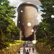 The grimoire tower in Hage