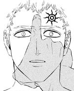 Julius's previous forehead mark