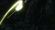 Chicote enrolado na katana de Yami Sukehiro