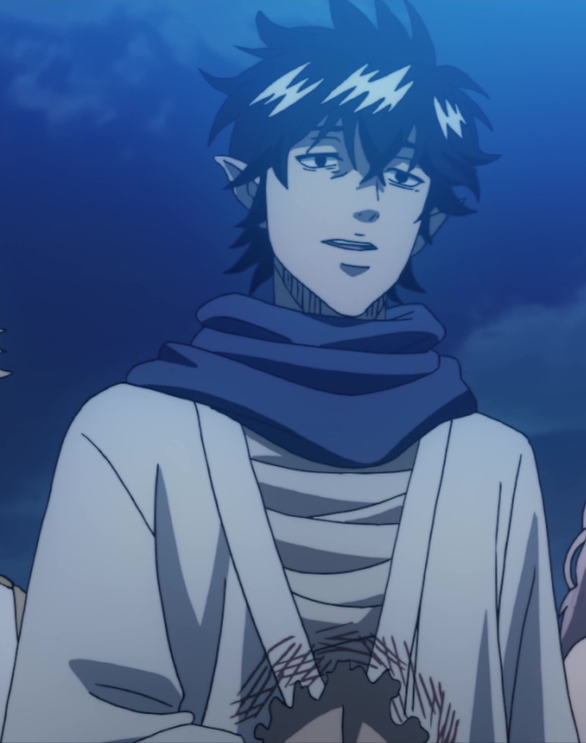 Черный клевер белый глаз. Лайер черный Клевер. Черный Клевер Лайер Эльф. Черный Клевер Лайер арт. Райя черный Клевер