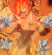 Fana reveals her third eye and overflows with power.