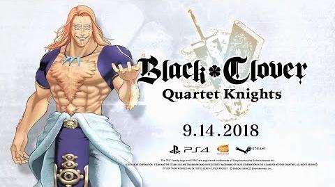 Black Clover Quartet Knights - Vetto Character Trailer PS4, PC