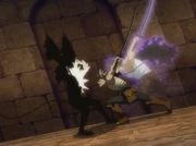 Asta imitates Yami