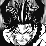 Yami Sukehiro with Adramelech's horns