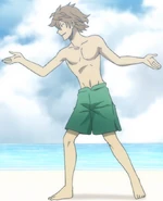 Finral in a swimsuit