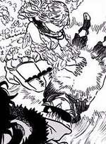 Mimosa attending to Asta injury