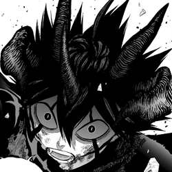 looking at viewer, Black Clover, Asta, devil horns, devil, Black