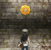 Nero gives Asta a hint.