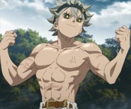 Le physique athlétique d'Asta