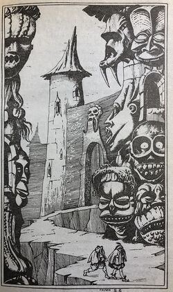 Black castle Russian Shadows Linger 1997 by Kirill Garin