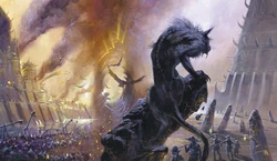 Siege of Overlook, art from the French editions by 