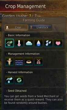 Crop management