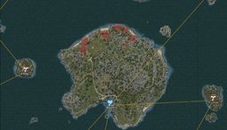 Regular Imps on Iliya Island map