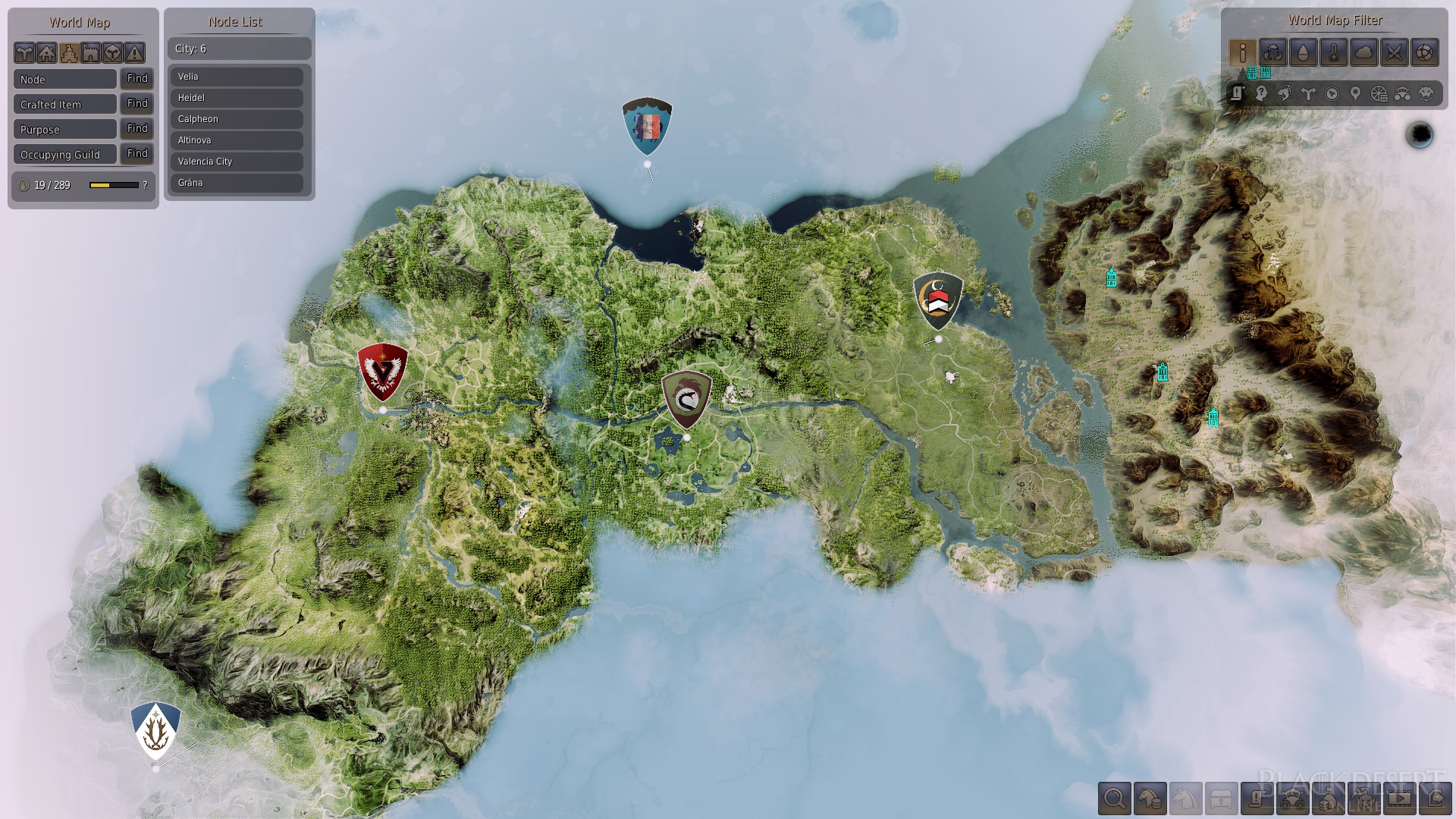 Black Desert Online Map 2020 World Map | Black Desert Wiki | Fandom