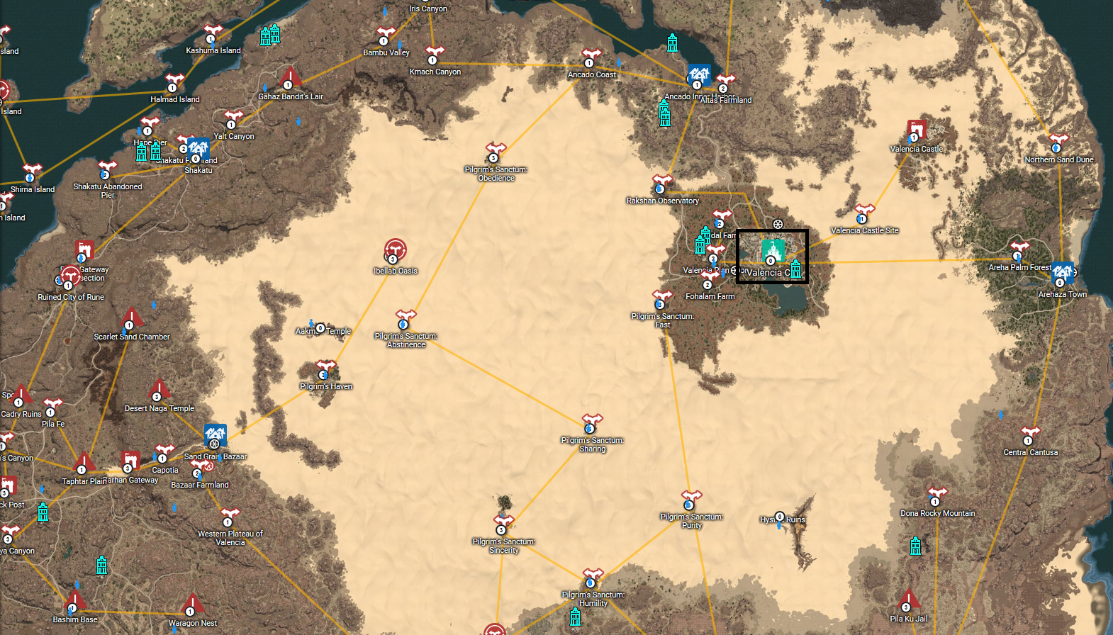 Bdo Valencia Desert Map Valencia City | Black Desert Wiki | Fandom