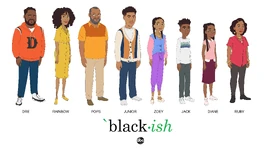 Blackish animated character lineup
