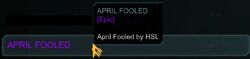 April Fooled