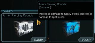 Armor Piercing Rounds