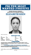 Elizabeth Keen Wanted Poster