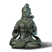 Bronze Buddha Pendant Rare