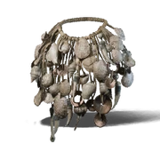 White Seashell Waist Chain Rare