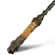 Cloud-Patterned Stone Staff
