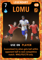 Legendary Lomu Card