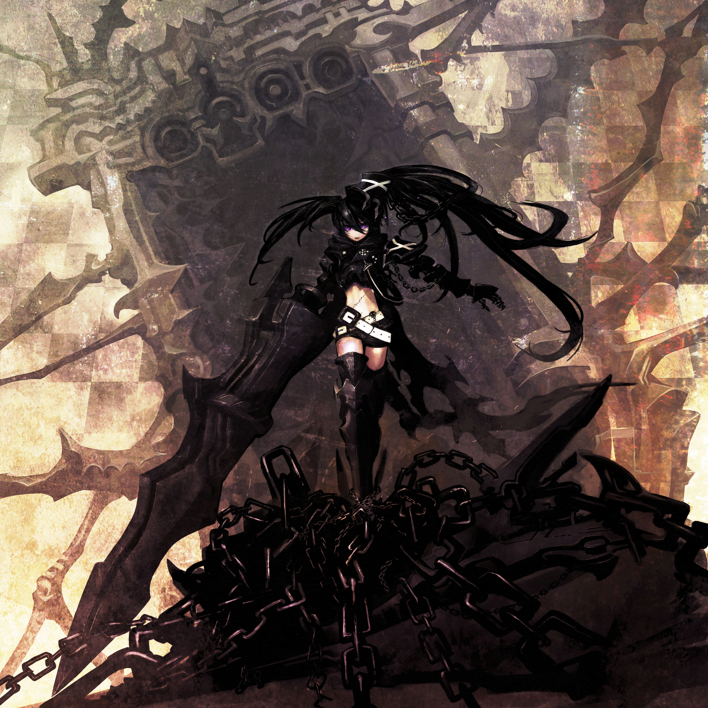 black rock shooter аниме персонажи